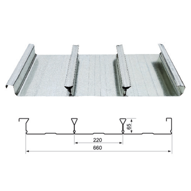 Steel Structure YXB 65-220-660