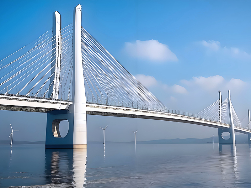 Transportation Infrastructure: Steel Structures Of Bridges Span Natural Barriers