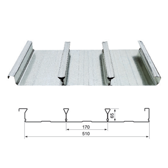 Steel Structure YXB 65-170-510
