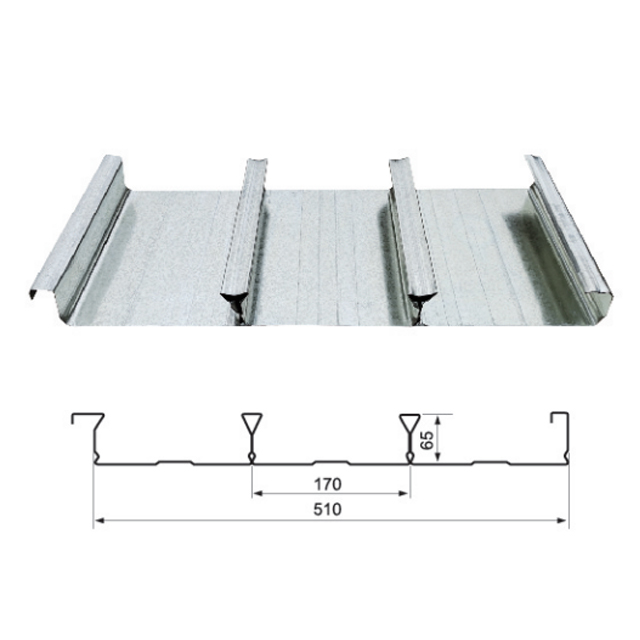 Durable YXB 65-170-510 Steel Structure