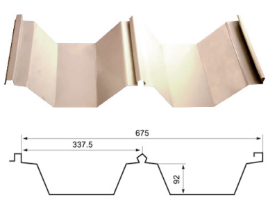 YX 92-337.5-675 Prepainted Steel Plate